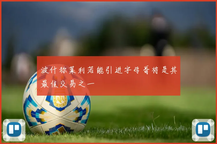 波什称莱利若能引进字母哥将是其最佳交易之一